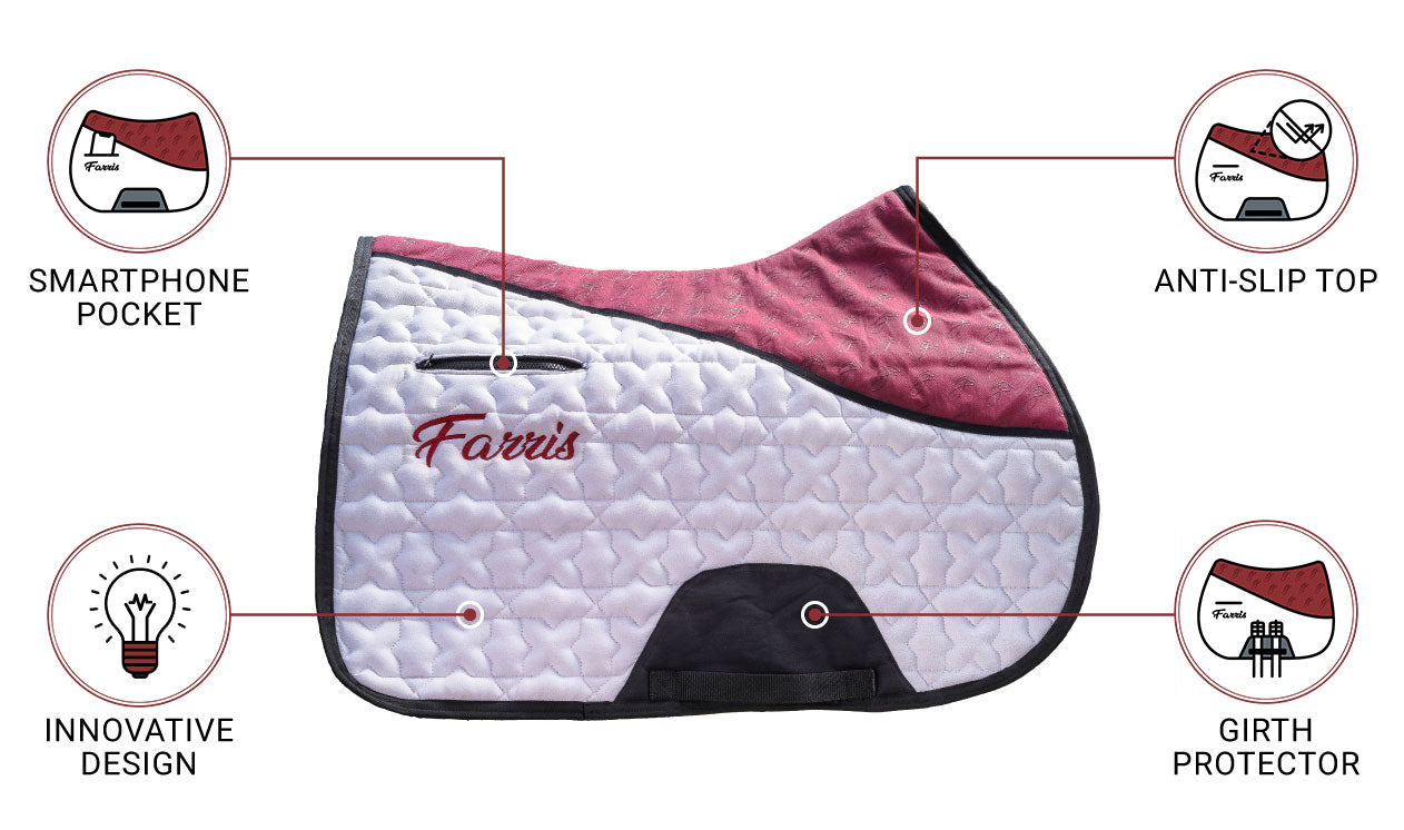 Farris Equestrian Performance  Saddle Pad Description shopfarris